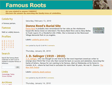 Tablet Screenshot of famousroots.com